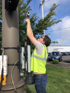 Summer traffic camera set-up