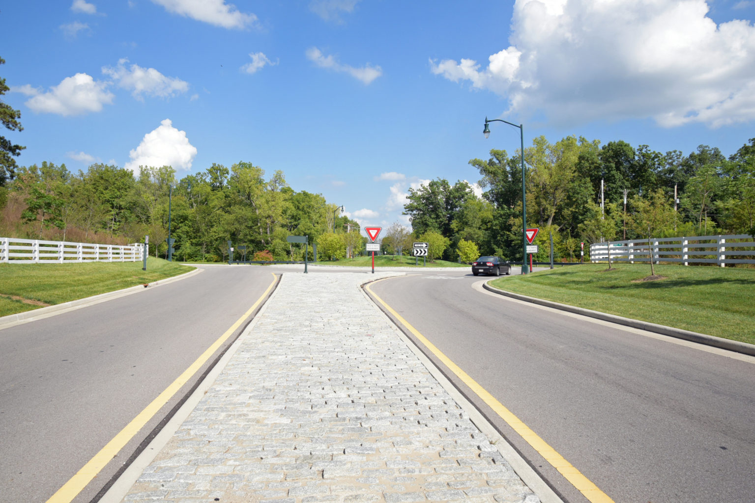 Morse Road & Kizmiller Road Roundabout